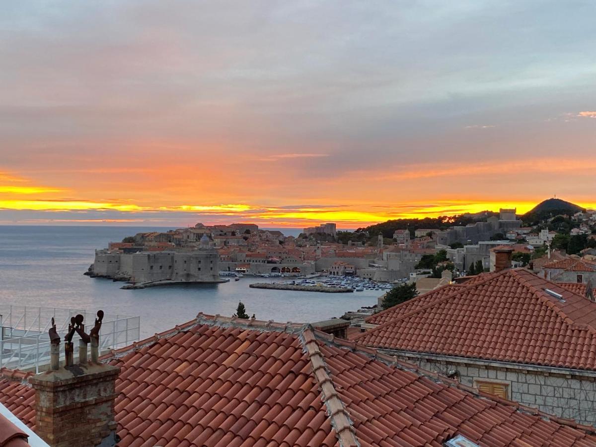 Sunset Over The Dubrovnik's Old Town *